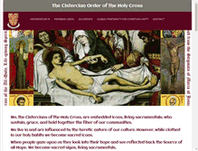 Tablet Screenshot of cistercianmonks.org